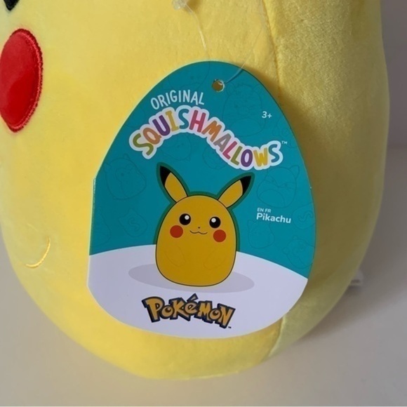 NWT. SQUISHMALLOWS Pokémon Pikachu 10” - Picture 4 of 7